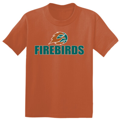 Youth Player Drifit Shirt with Name & Number on back - Orange Thumbnail