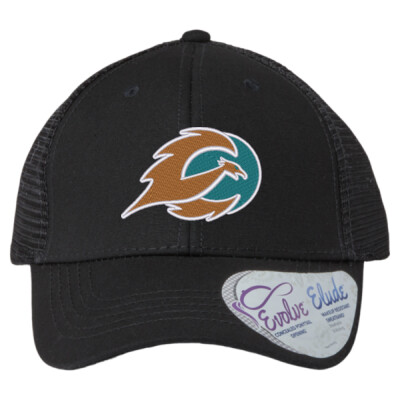 Women's Ponytail Charlie Trucker Hat - embroidered Firebird Thumbnail