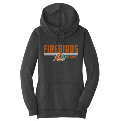 Ladies Fleece Hoodie - Firebirds Baseball Thumbnail