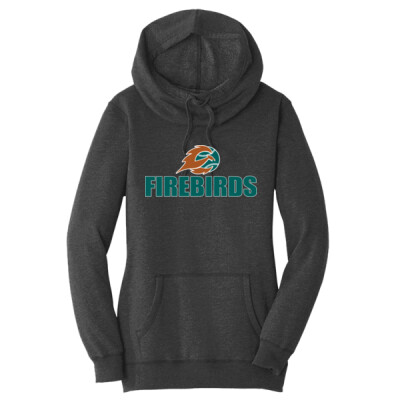 Ladies Fleece Hoodie - Firebirds Thumbnail