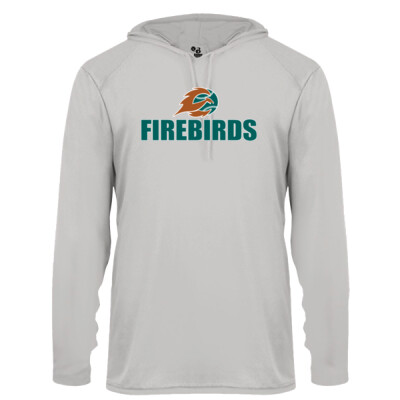 Unisex Long Sleeve Hooded Drifit Tee - Firebirds Thumbnail