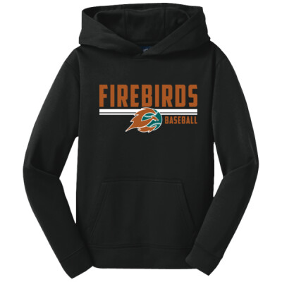 Youth Drifit Fleece Hoodie - Firebirds Baseball Thumbnail