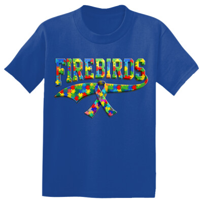 Youth Drifit Autism Awareness Shirt with optional Name/Number Thumbnail